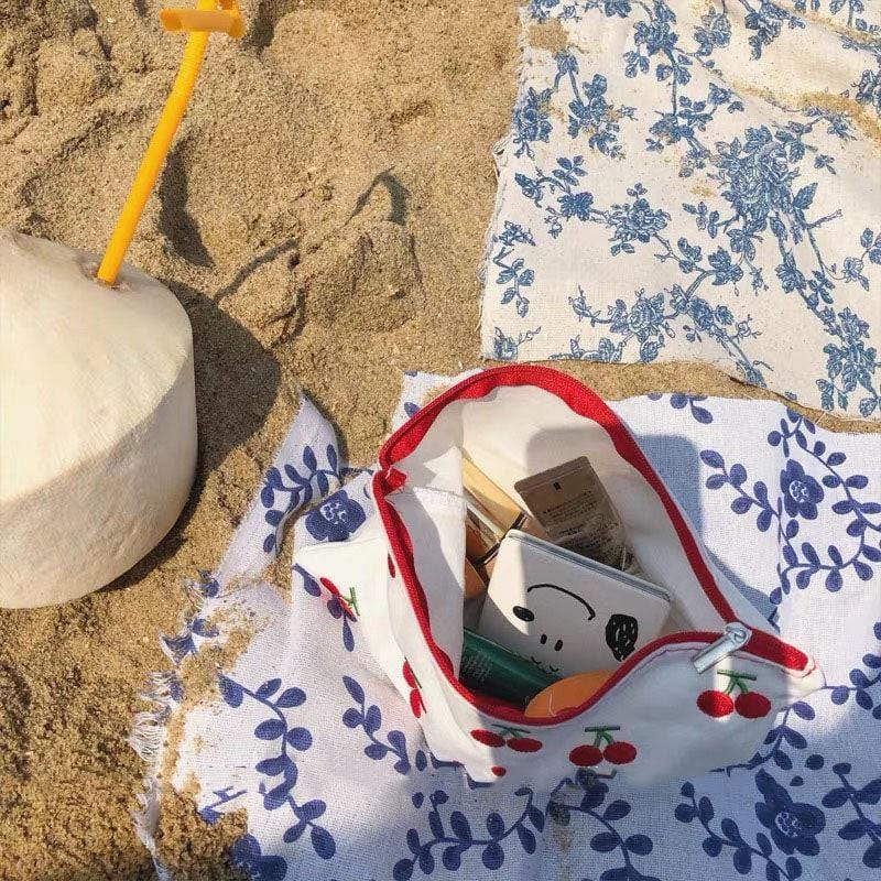 Kawaii Cherry Cosmetic Bag Meowhiskers