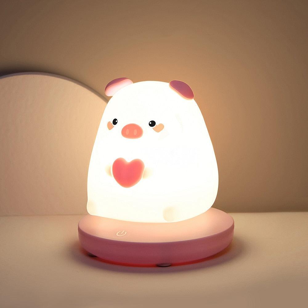 Kawaii Cute Animals Night Light Meowhiskers