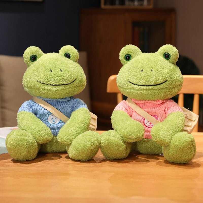 Kawaii Cute Dressing Frog Plush Toy Meowhiskers