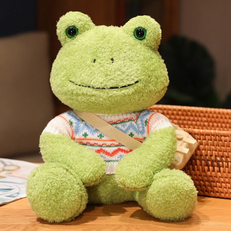 Kawaii Cute Dressing Frog Plush Toy Meowhiskers