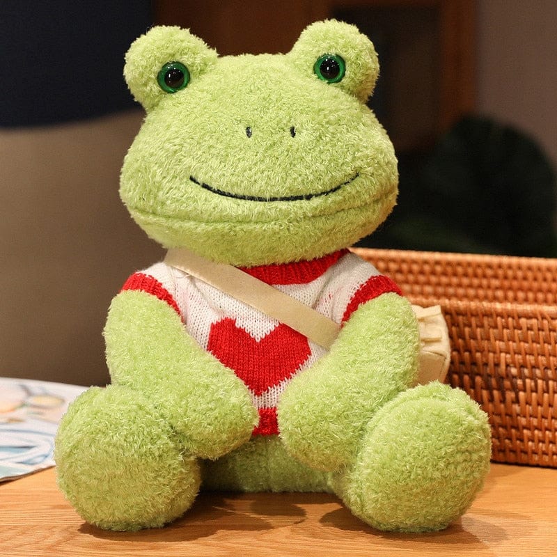 Kawaii Cute Dressing Frog Plush Toy Meowhiskers