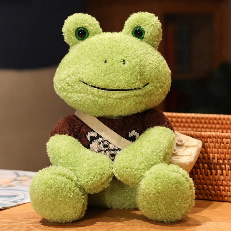 Kawaii Cute Dressing Frog Plush Toy Meowhiskers