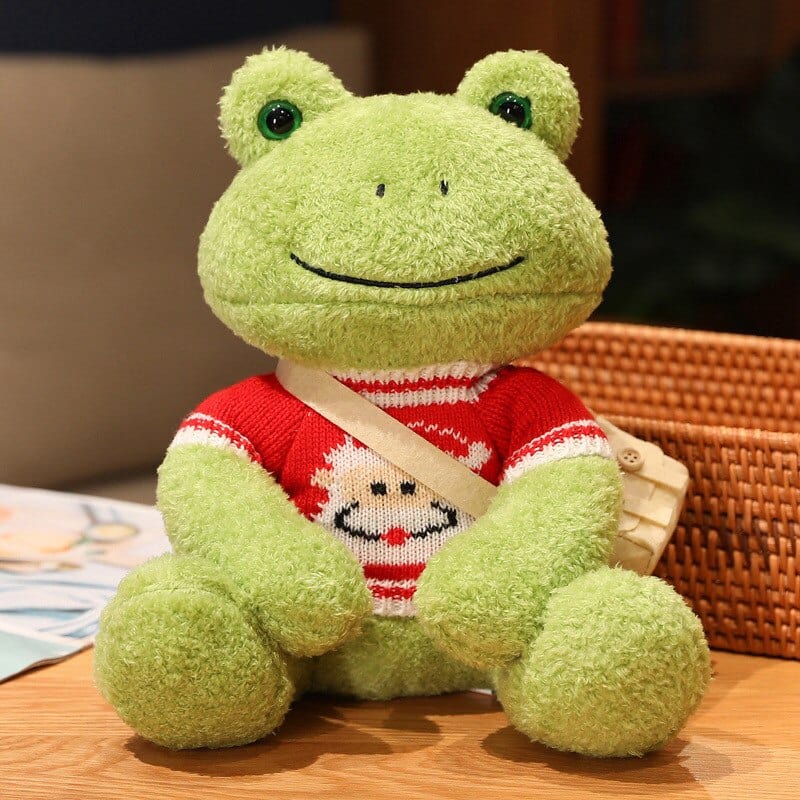Kawaii Cute Dressing Frog Plush Toy Meowhiskers