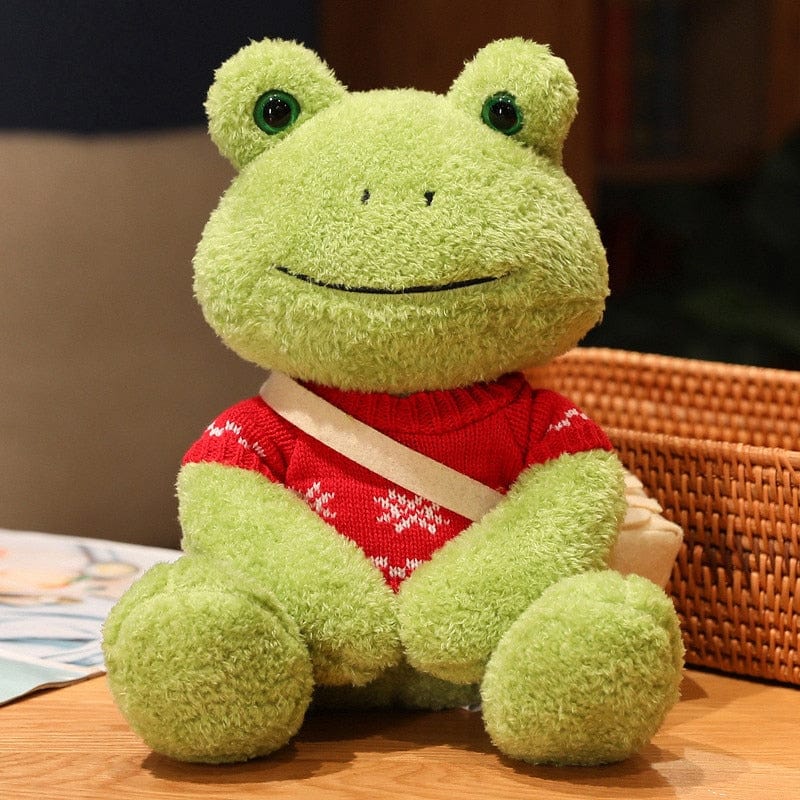 Kawaii Cute Dressing Frog Plush Toy Meowhiskers