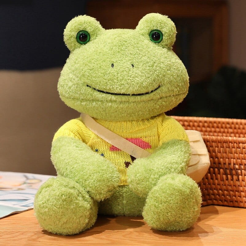 Kawaii Cute Dressing Frog Plush Toy Meowhiskers