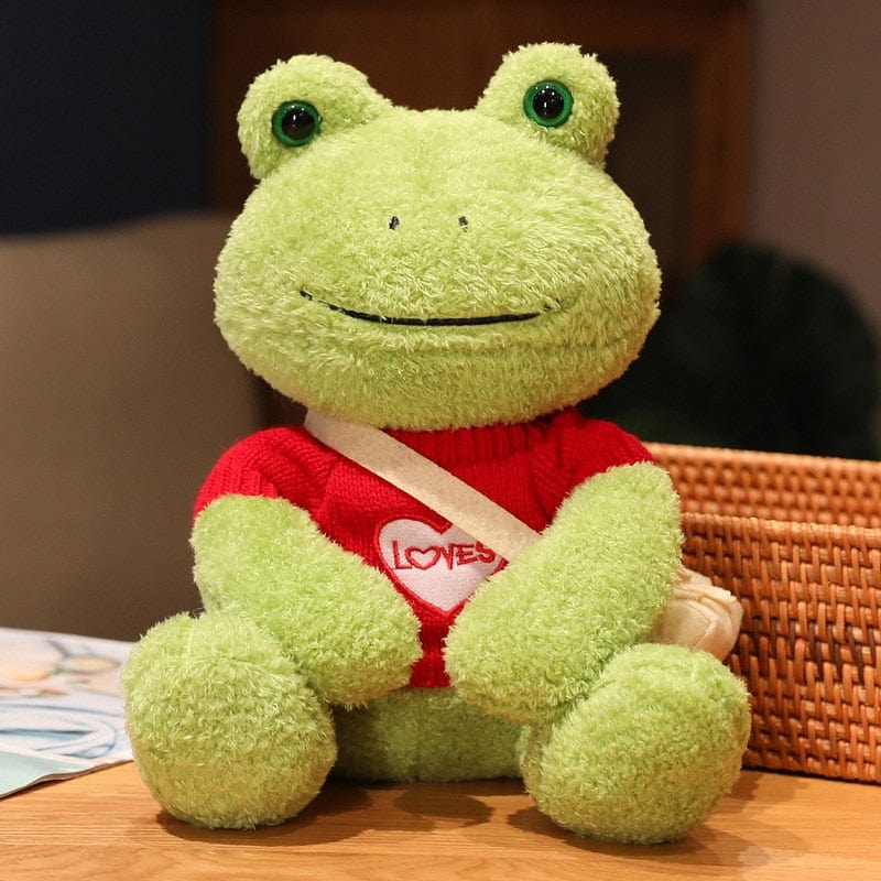 Kawaii Cute Dressing Frog Plush Toy Meowhiskers