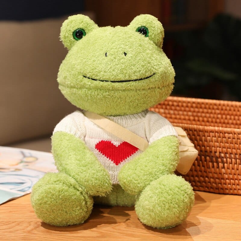 Kawaii Cute Dressing Frog Plush Toy Meowhiskers