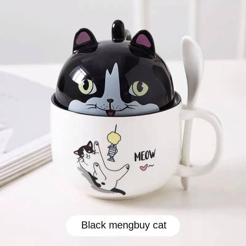 Kawaii Cute Kitty Cat Mugs Meowhiskers