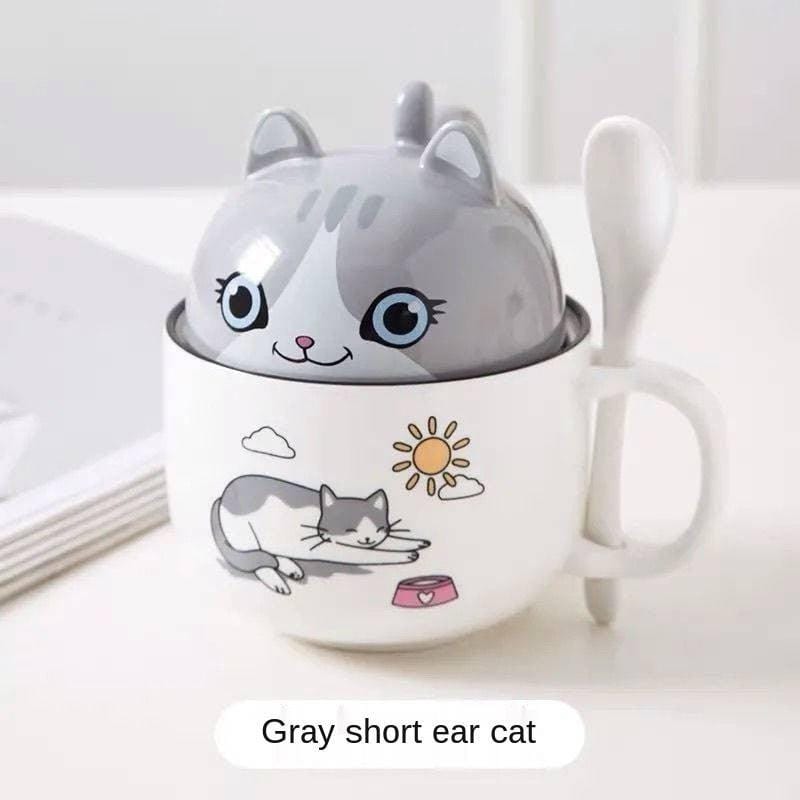 Kawaii Cute Kitty Cat Mugs Meowhiskers