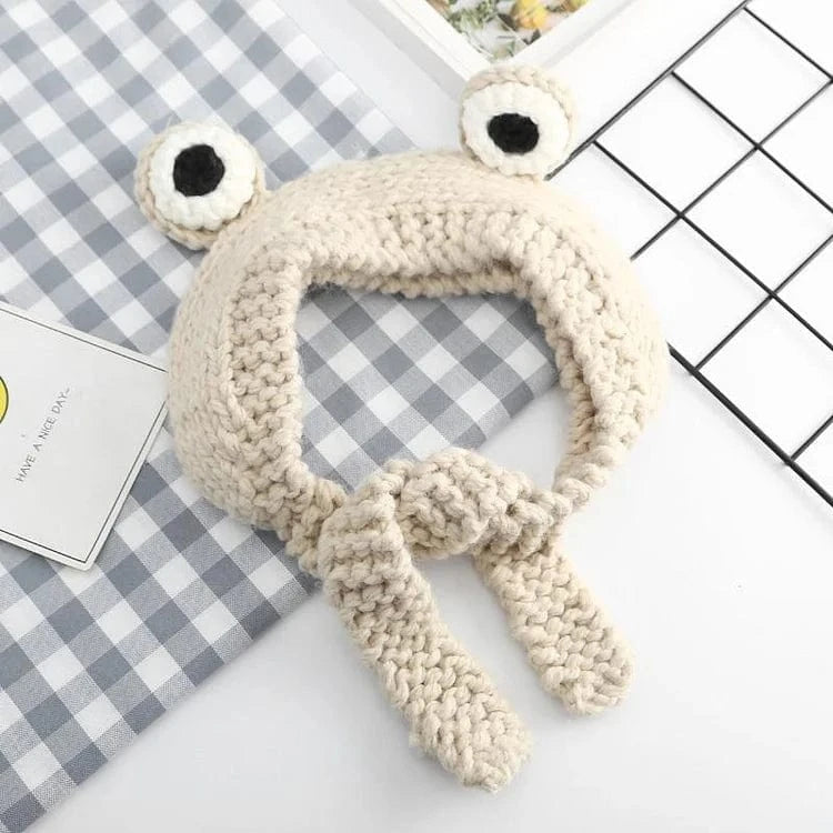 Kawaii Frog Eyes Hat Beanies Meowhiskers