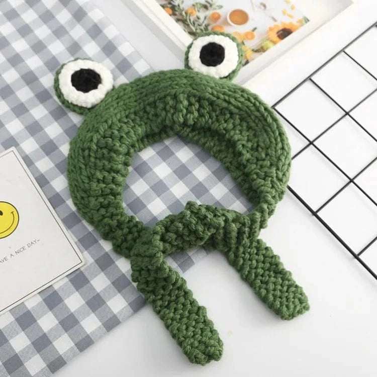 Kawaii Frog Eyes Hat Beanies Meowhiskers