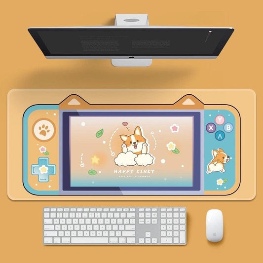 Kawaii Gamepad Corgi Mouse Pad - Mouse Pad - Kawaii Bonjour