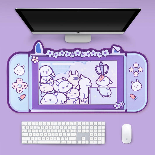 Kawaii Gamepad Rabbit Trap Mouse Pad - Mouse Pad - Kawaii Bonjour