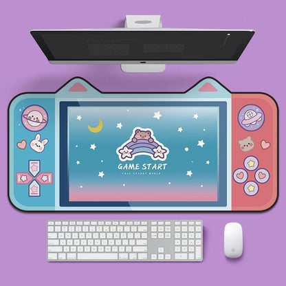 Kawaii Gamepad Sky Night Bear Mouse Pad - Mouse Pad - Kawaii Bonjour