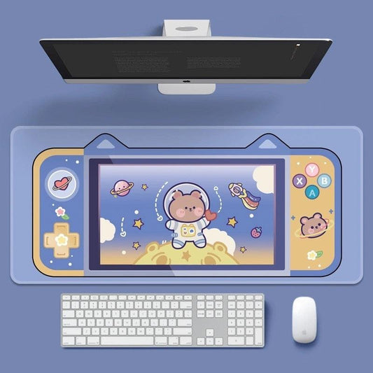 Kawaii Gamepad Space Bear Mouse Pad - Mouse Pad - Kawaii Bonjour