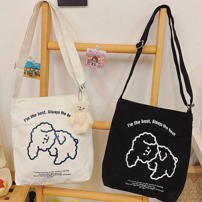 Kawaii Harajuku Cartoon Tote Bag - Crossbody Bag, Shoulder Bag, Tote Bag - Kawaii Bonjour