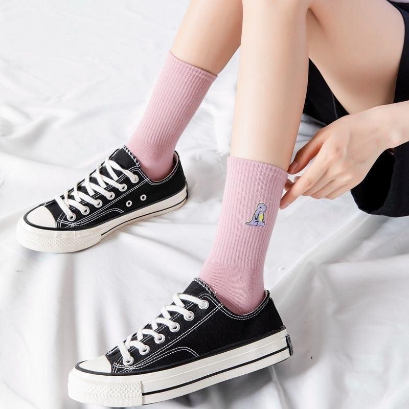 Kawaii Harajuku Dinosaur Socks - Socks - Kawaii Bonjour