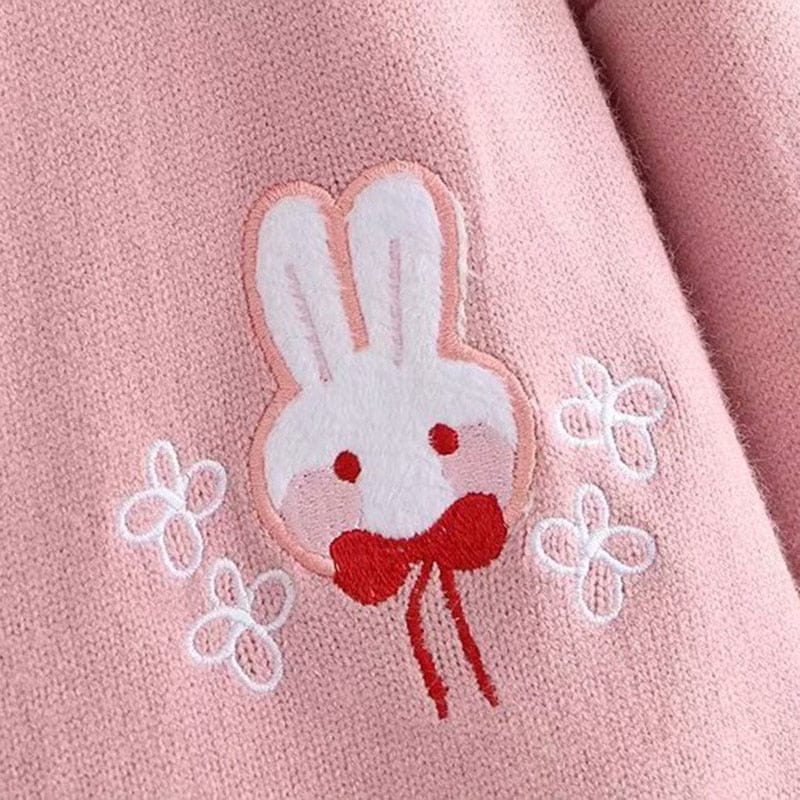 Kawaii Lolita Bunny Cardigan Sweater Meowhiskers