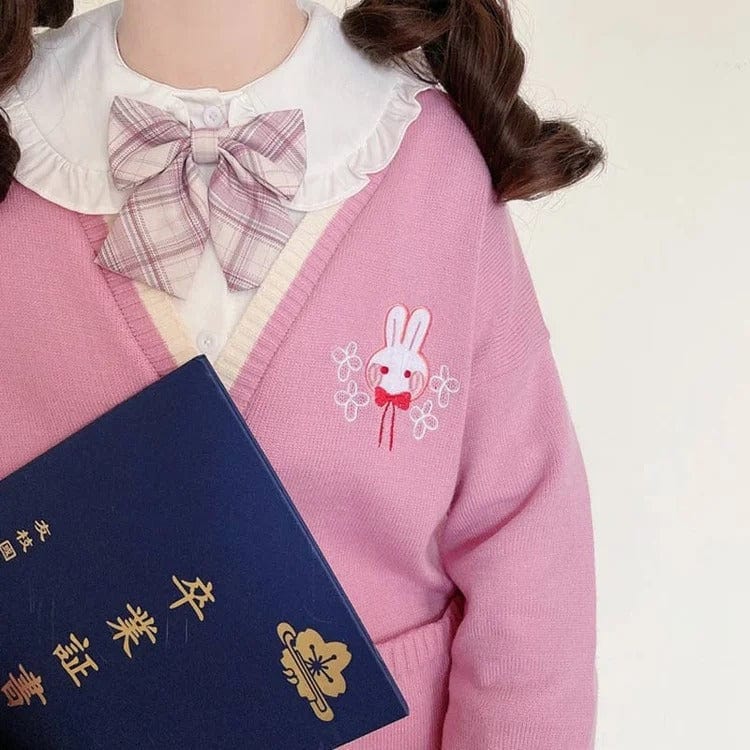 Kawaii Lolita Bunny Cardigan Sweater Meowhiskers