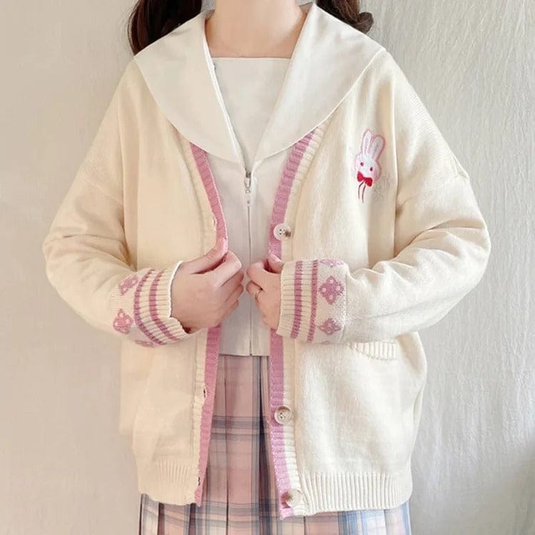 Kawaii Lolita Bunny Cardigan Sweater Meowhiskers