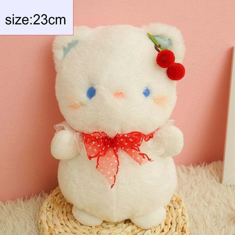 Kawaii Strawberry Cuddly Cat Plushies - Cats - Kawaii Bonjour