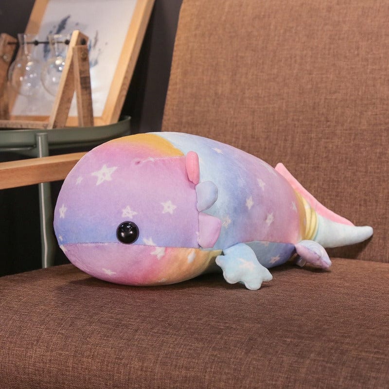 Kawaii Stuffed Colorful Axolotl Plushie Meowhiskers
