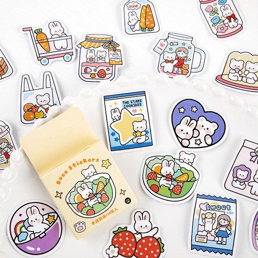 Kawaii Sweet Cartoon Animals Stickers - Stickers - Kawaii Bonjour