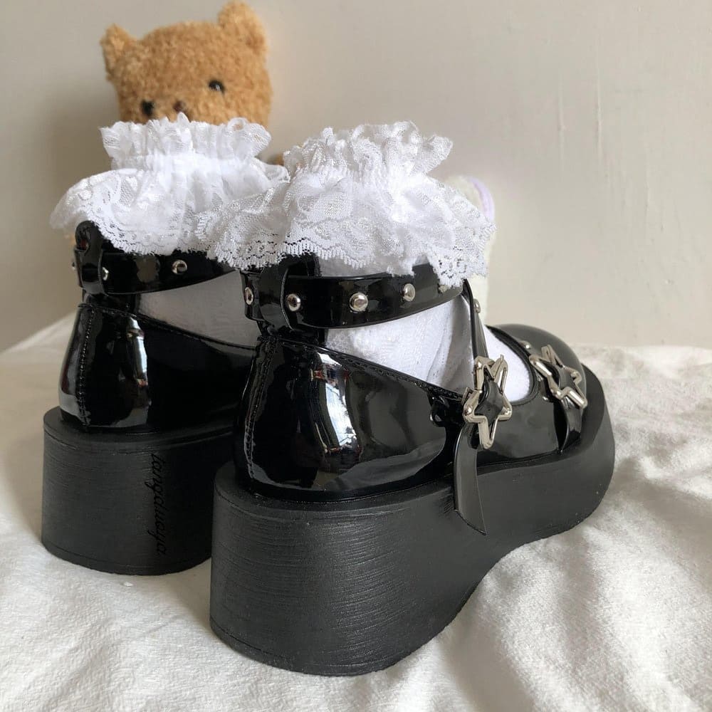 Lolita Star Buckle Strap Mary Janes Shoes Meowhiskers