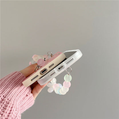 Cute Sweet Flower With Lanyard iPhone Case