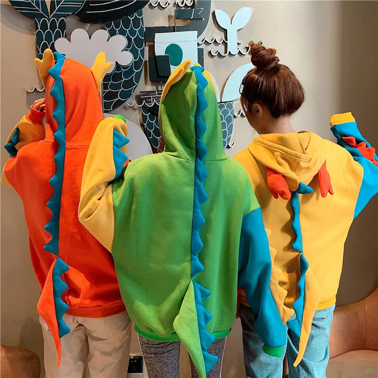 Kawaii Dinosaur BFF Matching Best Friends Sweatshirt Hoodie