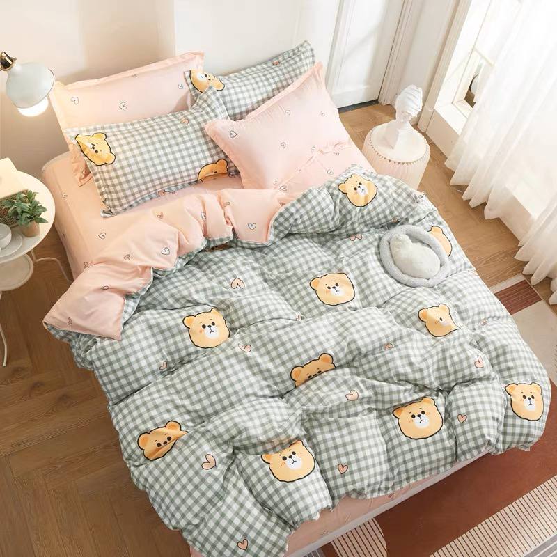 Kawaii Fluffy Bear Bedding Sets