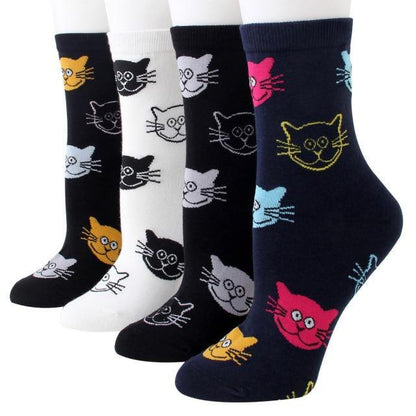 Colorful Cat Socks - Meowhiskers