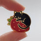 Berry Cat Brooch - Meowhiskers