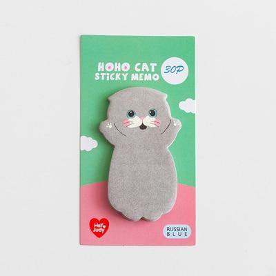 Cute Cat Sticky Note - Meowhiskers