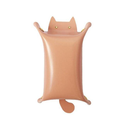 Cat Leather Storage - Meowhiskers