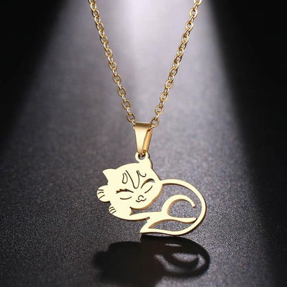 Sleep Cat Necklace - Meowhiskers