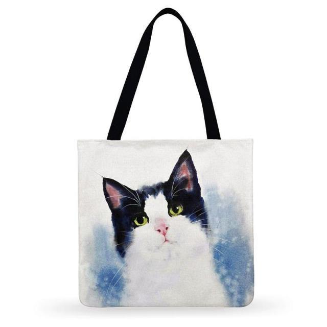 Cat Meow Tote Bag - Meowhiskers