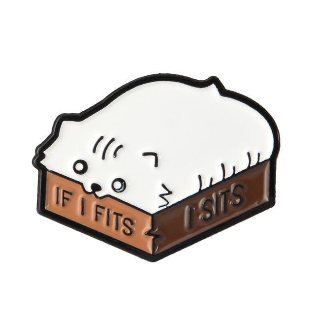 Cat Fits Brooch - Meowhiskers