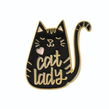 Cat Lady Brooch - Meowhiskers