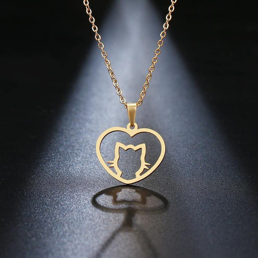 Cat Love Necklace - Meowhiskers