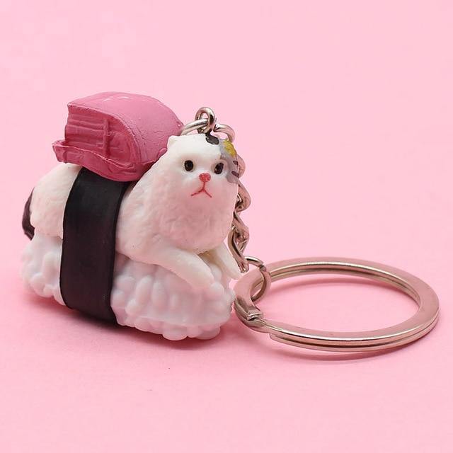 Sushi Cat Keychain - Meowhiskers