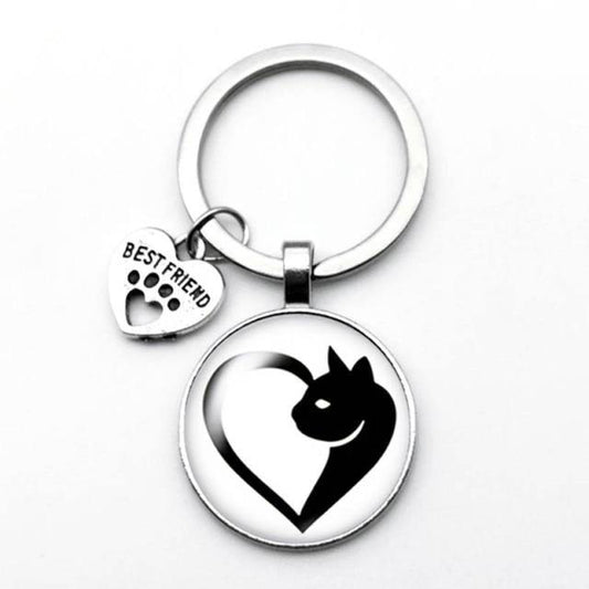 Cat Love Keychain - Meowhiskers
