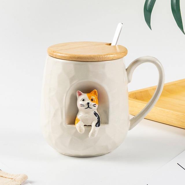 Novelty Cat Mug - Meowhiskers