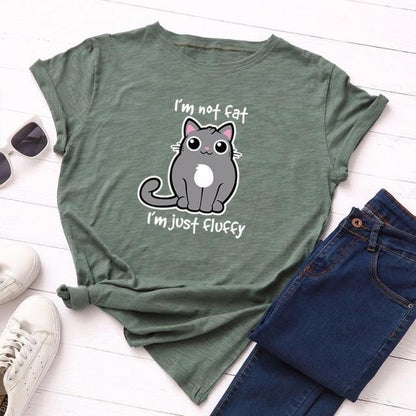 Fluffy Cat T-Shirt - Meowhiskers