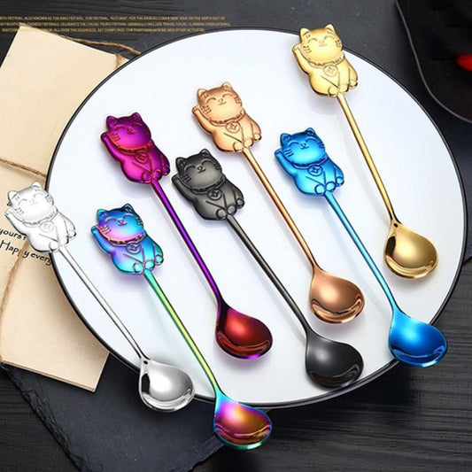 Lucky Cat Spoon - Meowhiskers