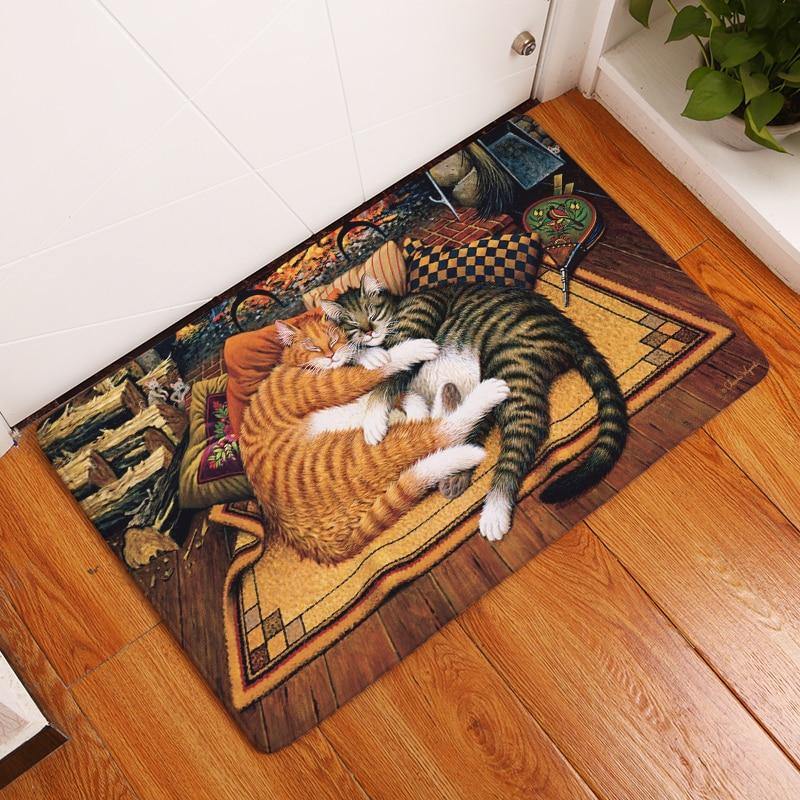 Paint Cat Rug - Meowhiskers