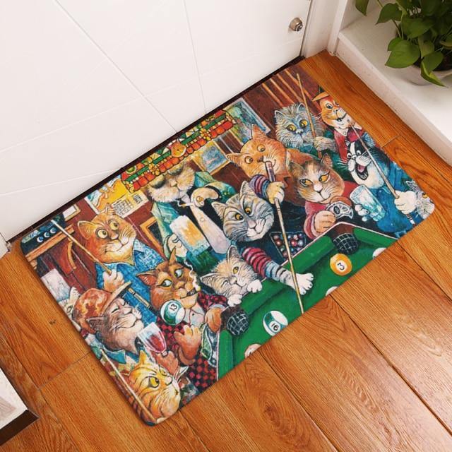 Paint Cat Rug - Meowhiskers