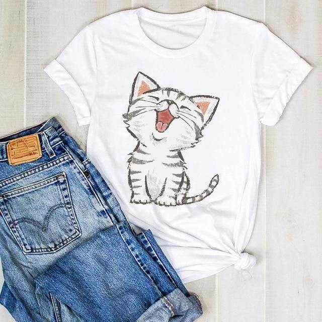 Cat Meow T-Shirt - Meowhiskers
