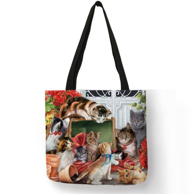Paint Cat Tote Bag - Meowhiskers