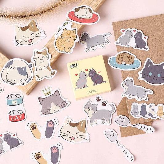 Diary Cat Sticker - Meowhiskers